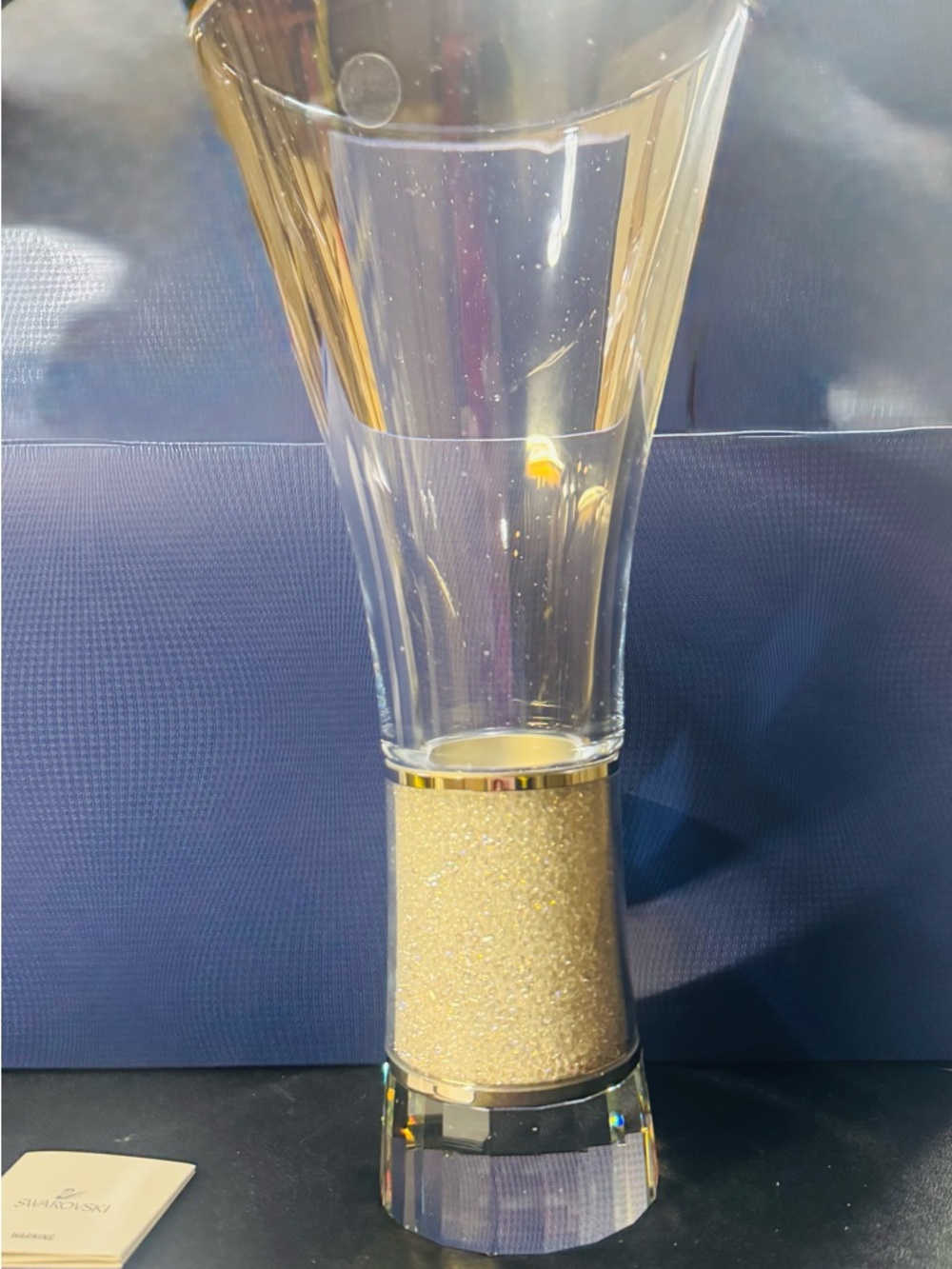 Swarovski Crystal Vase with Accent